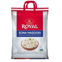 Royal Organic Sona Masoori Medium Grain White Rice, 20 lb Bulk Bag - $42.56