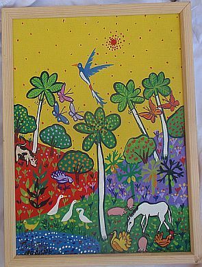 Beautiful Angel Alonso painting - $185.00