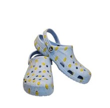  Crocs Baya Seasonal Printed Clog Mineral Blue Daisy  Sandals Men&#39;s 9 Wo... - £32.96 GBP