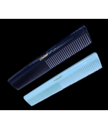 Conair Combs Set Lot 2 Vintage Hard Plastic Blue &amp; Black - $22.84 CAD