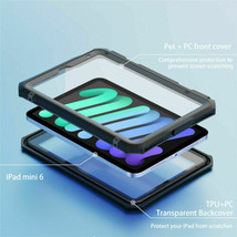 Back / Waterproof Full Hard back hard silicon case iPad mini 6th gen 2021 - £93.13 GBP