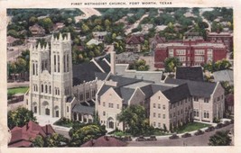 First Methodist Church Fort Worth Texas TX Postcard D34 - £2.35 GBP