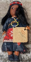 Vintage Carlson Dolls Central Plains Indian Girl Doll No 50-1000-2 New W Tags - £4.38 GBP