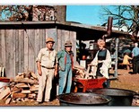 Cooking Beans in Parke County Indiana IN UNP Chrome Postcard V2 - $2.92