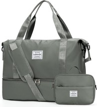 Travel Duffel Bags with USB port Weekender Bags for Women Waterproof Overnight B - £45.50 GBP