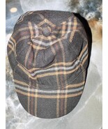 Janie &amp; Jack Gray Brown Plaid Baseball Cap Hat Size 12/24 Months Toddler... - €15,55 EUR