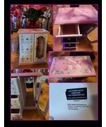 Beautiful princess ballerina pink jewelry box. Ships Free - £31.10 GBP