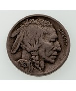 1920-D 5C Buffalo Nickel in Very Fine VF Condition, Bold Date, Strong Li... - $203.78 CAD