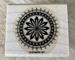 Stampin&#39; Up! MandelaFlower Rubber Stamp Friendly Flowers Series 1 7/8&quot; x... - $11.29
