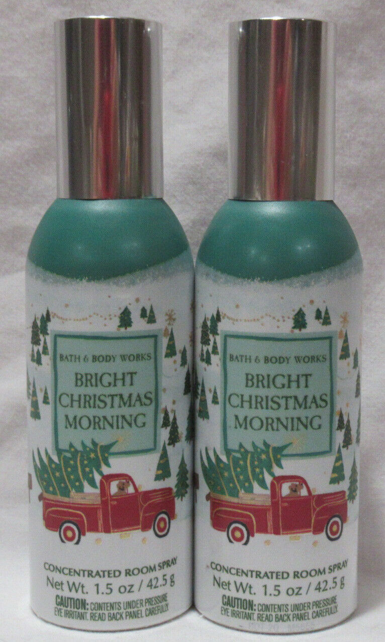 White Barn Bath & Body Works Concentrated Room Spray MAHOGANY TEAKWOOD Lot  of 2