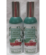 Bath &amp; Body Works Concentrated Room Spray Lot Set of 2 BRIGHT CHRISTMAS ... - £22.00 GBP