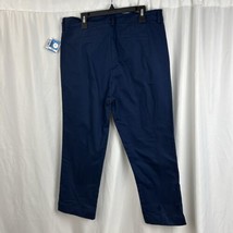 KUT from the Kloth Women’s Navy Crop Capri Pants Slim Fit Trouser Size 10 - $22.99