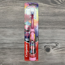 Colgate Kid Trolls Extra Soft Bristles 1 Battery Power Toothbrush Pink. New - £7.60 GBP