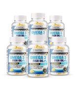 6 Pack Omega 3 Fish Oil Softgels EPA &amp; DHA Highest Potency 3x Strength 2... - $75.99