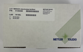 OEM Mettler Toledo LiCl 1M/EtOH Electrolyte 6X30mL - 51350088 - $49.49