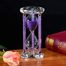 Heart Crystal Hourglass Sandglass Timers Kitchen Cooking Sand Clock Timer Home O - £22.02 GBP