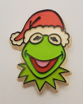 Kermit the Frog in Santa Hat Christmas Pin Henson Associates VTG 1979 Muppets  - £13.15 GBP