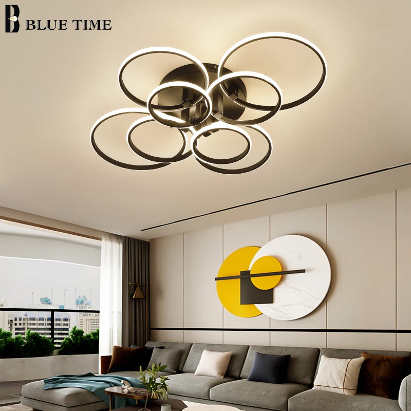 Lier for living room dining room bedroom home indoor lighting fixtures circle rings led thumb200