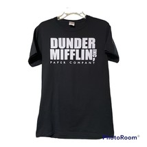 Dunder Mifflin Paper Company Inc The Office Mens Black T Shirt Size Small - £7.85 GBP