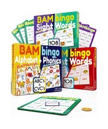 Alphabet Bingo And Cvc Words Phonics Bingo With Sight Words Bingo Level ... - £65.55 GBP