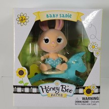Honey Bee Acres Baby Sadie Flocked Bunny Rabbit Rocking Horse Fuzzy Honeybee - £8.47 GBP