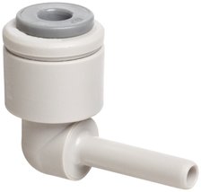 John Guest-PI220808S Acetal Copolymer Tube Fitting, Plug-In 90 Degree Elbow, 1/4 - £14.07 GBP+