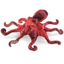 Folkmanis Red Octopus Hand Puppet - £40.79 GBP