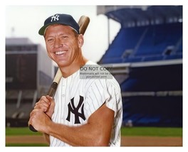 Mickey Mantle New York Yankees Baseball Player Smiling 8X10 Photo - £6.66 GBP