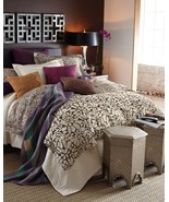Diane Von Furstenberg PAPER PETALS Tribal Tattoo 7P Duvet Cover Shams Se... - $307.15