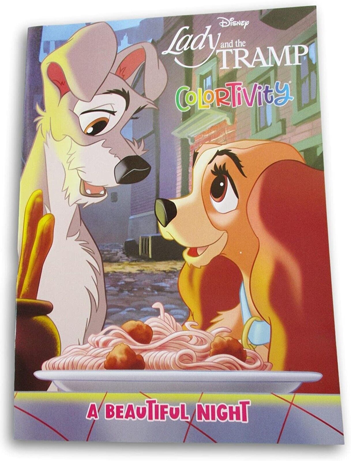 Primary image for Colortivity Lady and The Tramp A Beautiful Night Coloring and Activity Book