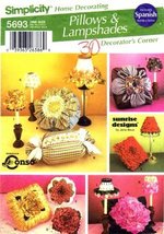 Simplicity 5693 Sewing Pattern Home Decorating Pillows Lampshades - £3.84 GBP