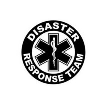2x Disaster Response Team Vinyl Decal Sticker Different colors &amp; size for Cars - £3.51 GBP+