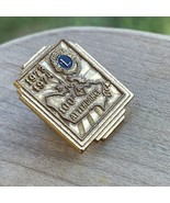 Lions Club Lapel Pin 1973 1974 100% Attendance Tris Coffin 3/4" Tiny - $25.72 CAD