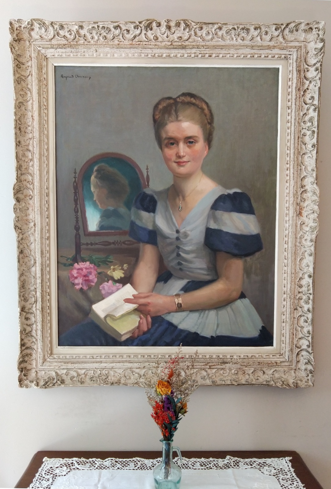 Oil painting on canvas signed Raymond Lheureux (1890-1965), circa 1940 - $1,679.00