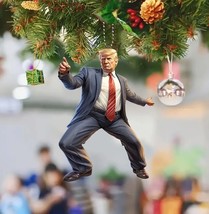 President Trump 2024 Acrylic Dancing Pose Keychain Pendant Christmas / Ornament - $7.87