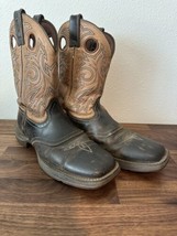 Durango Men Size 10D DB4442 Brown Tan Rebel Square Toe Cowboy Western Boot - £35.65 GBP