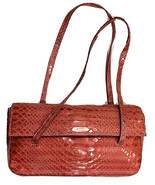 Ann Taylor Pink Faux Snake Skin Hand Bag Small - £7.77 GBP