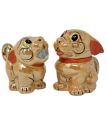GEORGE STUDDY BONZO Dog Lustreware Porcelain Covered Sugar &amp; Creamer Sho... - £39.62 GBP