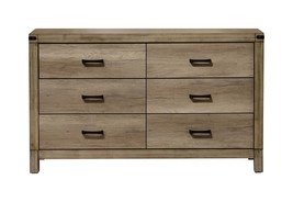 6-Drawer Dresser, Solid Wood, Modern Rustic Style - $702.99