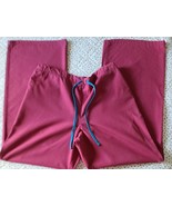 SB Fashion Scrubs ~ Women&#39;s Size Medium ~ Scrub Pants ~ Mulberry w/Teal ... - $284.23 MXN