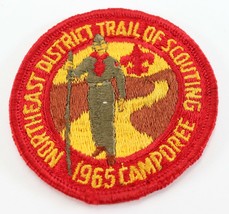 Vintage 1965 Northeast District Trail Camporee Boy Scouts America BSA Camp Patch - £9.34 GBP