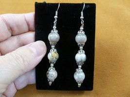 DP1-71-5) 10 mm REAL DINOSAUR POOP bead EARRINGS dangle Dino Coprolite F... - $431.54 MXN