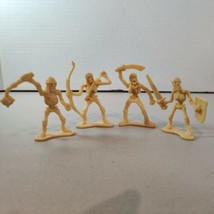 (4) Hunson Skeleton War 2&quot; Figure Miniature Craniaims Flail Fearmur Warg... - $8.90