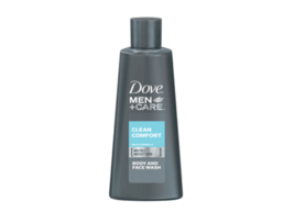 6 x Dove Men Care Body &amp; Face Wash Clean Comfort Mild Formula Micro Moisture 3oz - £19.82 GBP