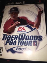 Tiger Woods PGA Tour 2001 - Playstation 2 PS2 Game - Tested - $7.66