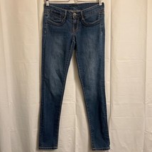 Bebe Quinn Legging Jegging Jeans Women&#39;s Size 27 Blue 30 1/2&quot; Inseam - $9.89