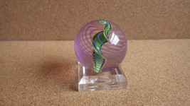  FRITZ LAUENSTEIN STUDIO ART GLASS MARBLE 2008 - $150.00