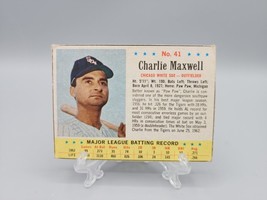 Charlie Maxwell 1963 Post #41 White Sox Baseball Card - £10.22 GBP