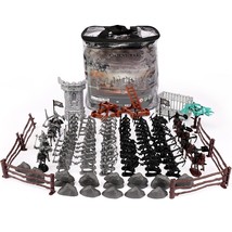109 Pcs Medieval Knights Toys, Ancient Soldier Figures Toy, Army Men Playset, Pl - £30.04 GBP