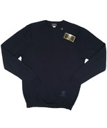 NEW Vintage 90&#39;s Gianni Versace Istante Logo Mens Sweater!  Navy Gray Ta... - $246.17 CAD